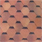 Гибкая черепица ТЕХНОНИКОЛЬ Соната красно-коричневый