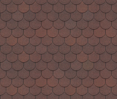 Гибкая черепица DÖCKE PIE КУПОЛ Красный