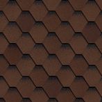 Гибкая черепица ТЕХНОНИКОЛЬ Самба коричневый