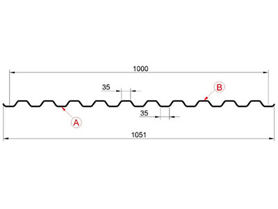 Профилированный лист C-21