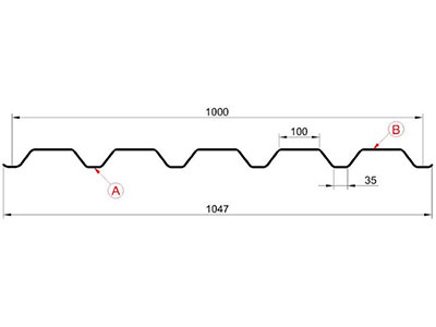 Профилированный лист C-44