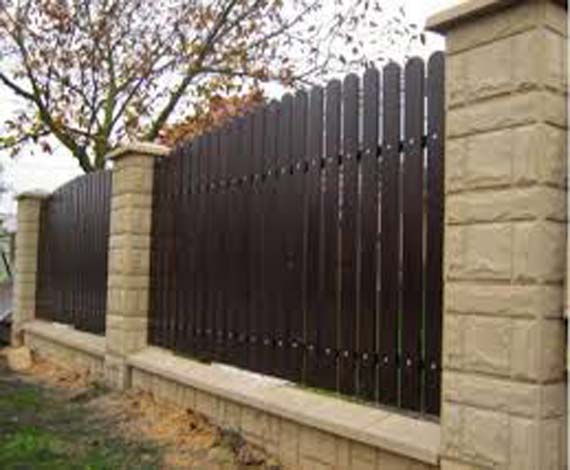 Заборы из профлиста и металлического штакетника